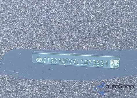 2020 Toyota Rav4 Xle Premium из США, поврежденный, VIN 2T3C1RFVXLC073931